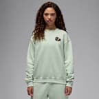 ナイキ ジョーダン Jordan 【 Statement Essentials Fleece Crew Sweatshirt Womens 】 レディース Nike Women's Air Jordan Brooklyn Fleece Crewneck Sweatshirt